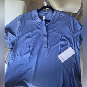 Lululemon Quick Dry Short-Sleeve Polo Shirt.